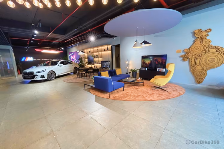 BMW Bird Automotive - Sector 29 Showroom lounge area view BMW Bird Automotive - Sector 29 Showroom lounge area view
