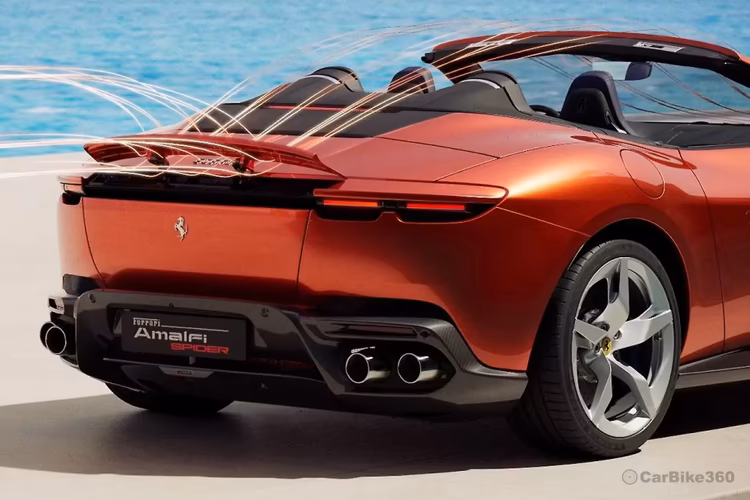 Ferrari Amalfi Spider Rosso Corsa rear bumper design Ferrari Amalfi Spider Rosso Corsa rear bumper design