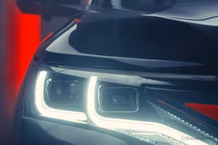 Maruti Suzuki Brezza 2026 SUV Headlight Close View Maruti Suzuki Brezza 2026 SUV Headlight Close View