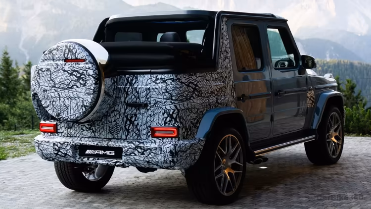 Mercedes-Benz Unveils First Images of New G-Class Cabriolet