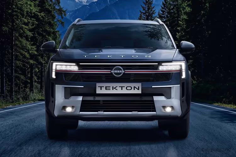 Nissan Tekton Indigo Blue colour SUV Bold Front Exterior view Nissan Tekton Indigo Blue colour SUV Bold Front Exterior view
