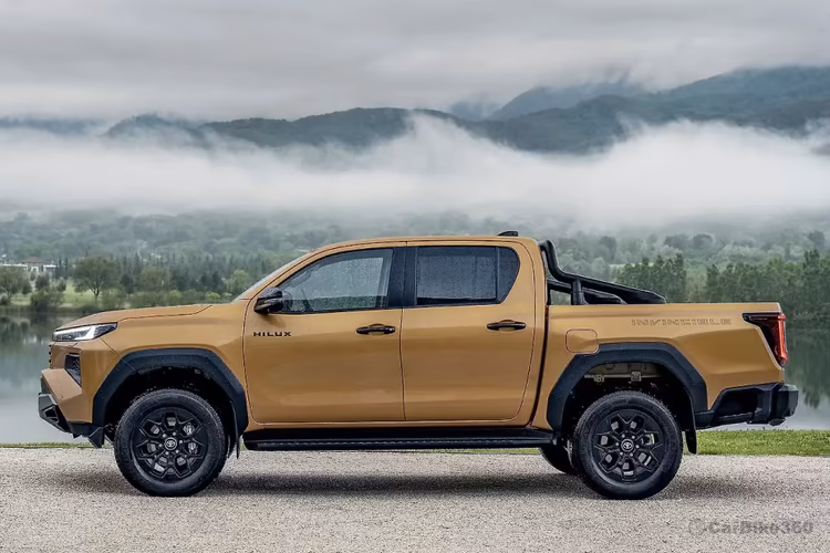 Toyota Hilux Left Side Profile Exterior View Toyota Hilux Left Side Profile Exterior View