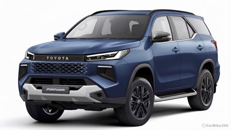 2026 Toyota Fortuner Render: Next-Gen SUV in 8 New Colors Revealed
