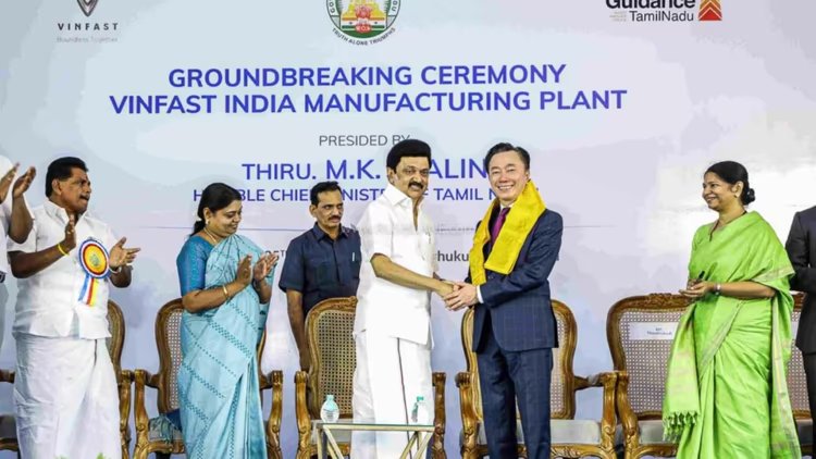 VinFast Breaks Ground with $500M Electric Vehicle Plant in Tamil Nadu