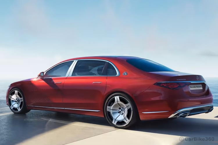 Mercedes-Benz Maybach S-Class Left Rear Three Quarter Mercedes-Benz Maybach S-Class Left Rear Three Quarter