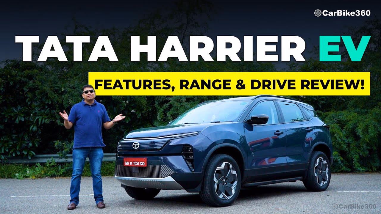 2025 Tata Harrier EV | Dual Motor AWD, Features, Range & Drive Review!