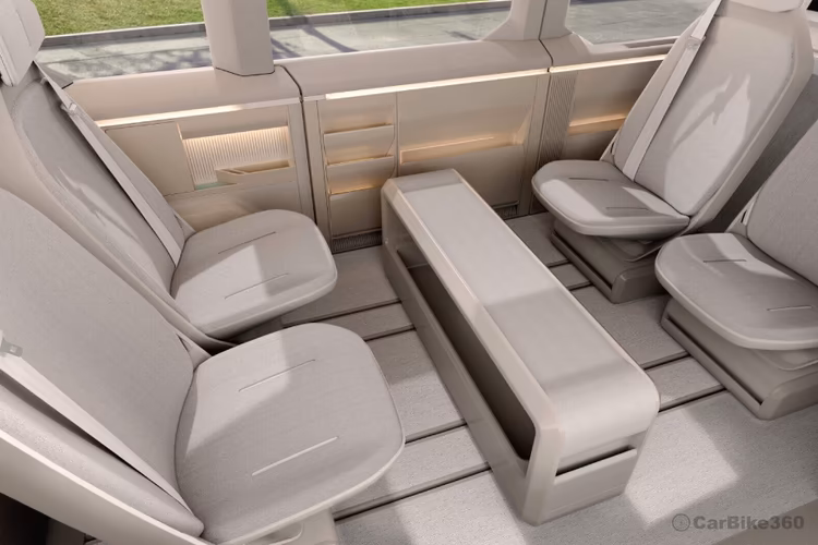 Kia PV5 Rear Seat View Kia PV5 Rear Seat View